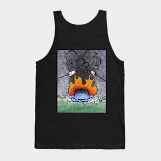 Campfire Birthday Card Tank Top